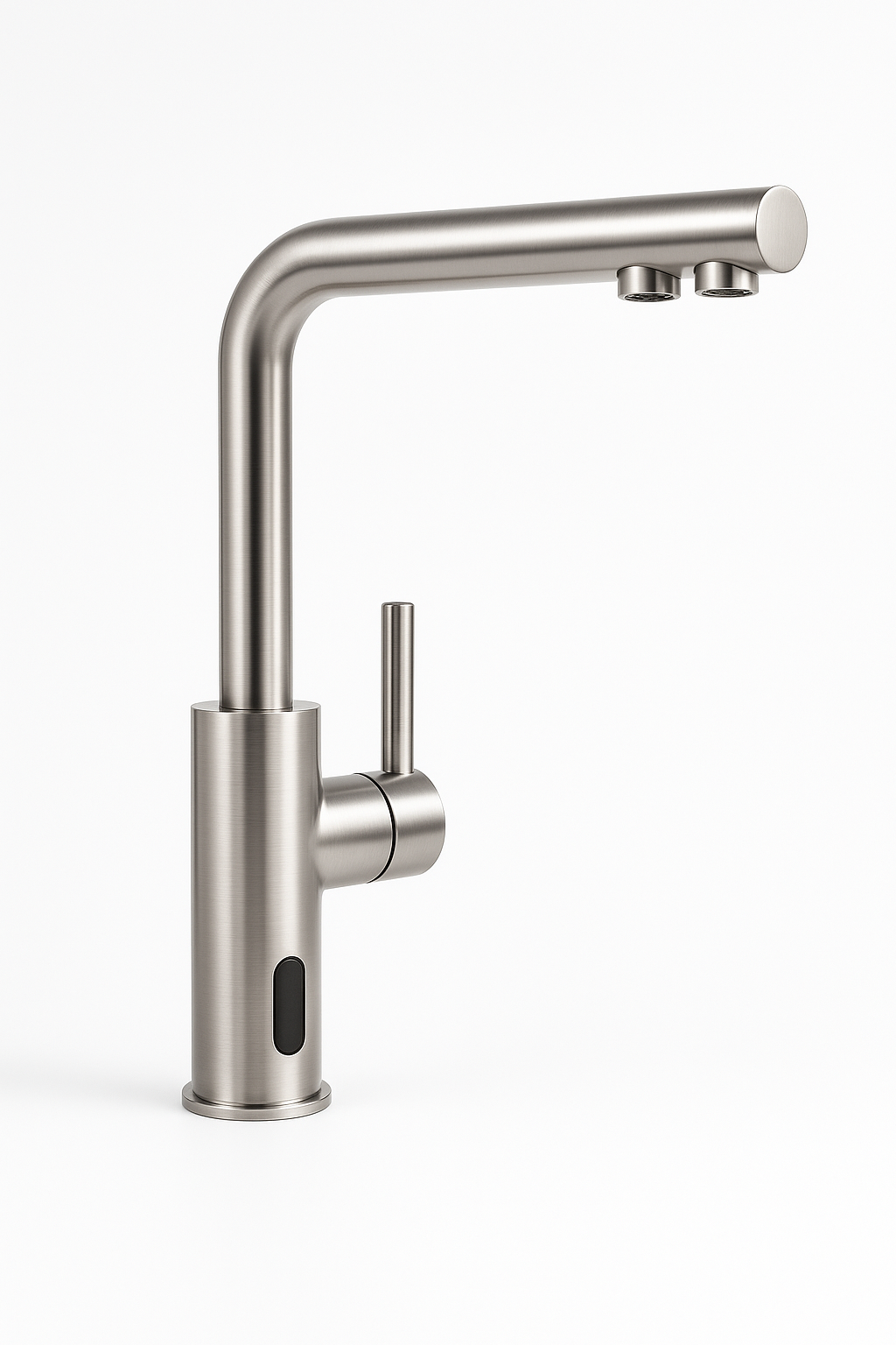 Vitatap 3-weg designkraan, geborsteld aluminium